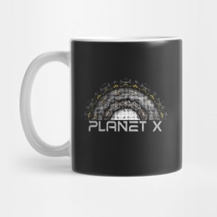 Space Art Planet X Brand Logo Mug